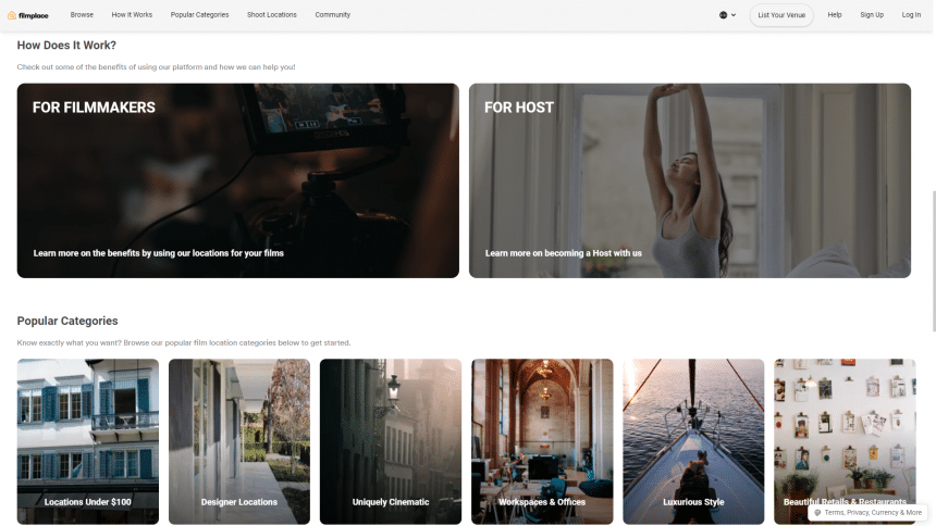 Earn Extra Cash with AirBnB-like Platform Filmplace